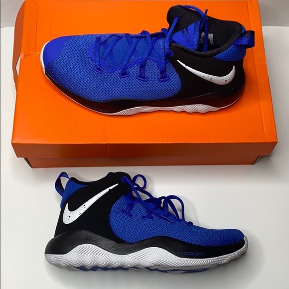 Nike Zoom REV II TB Unisex Game Royal Blue Black - Picture 3 of 9